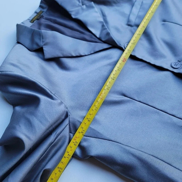 Boltini Boys Formal Blazer Jacket Silver Gray Polyester Viscose Size 16 - Picture 2 of 8